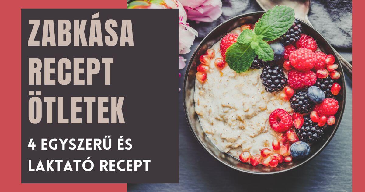 Zabkása recept borítókép